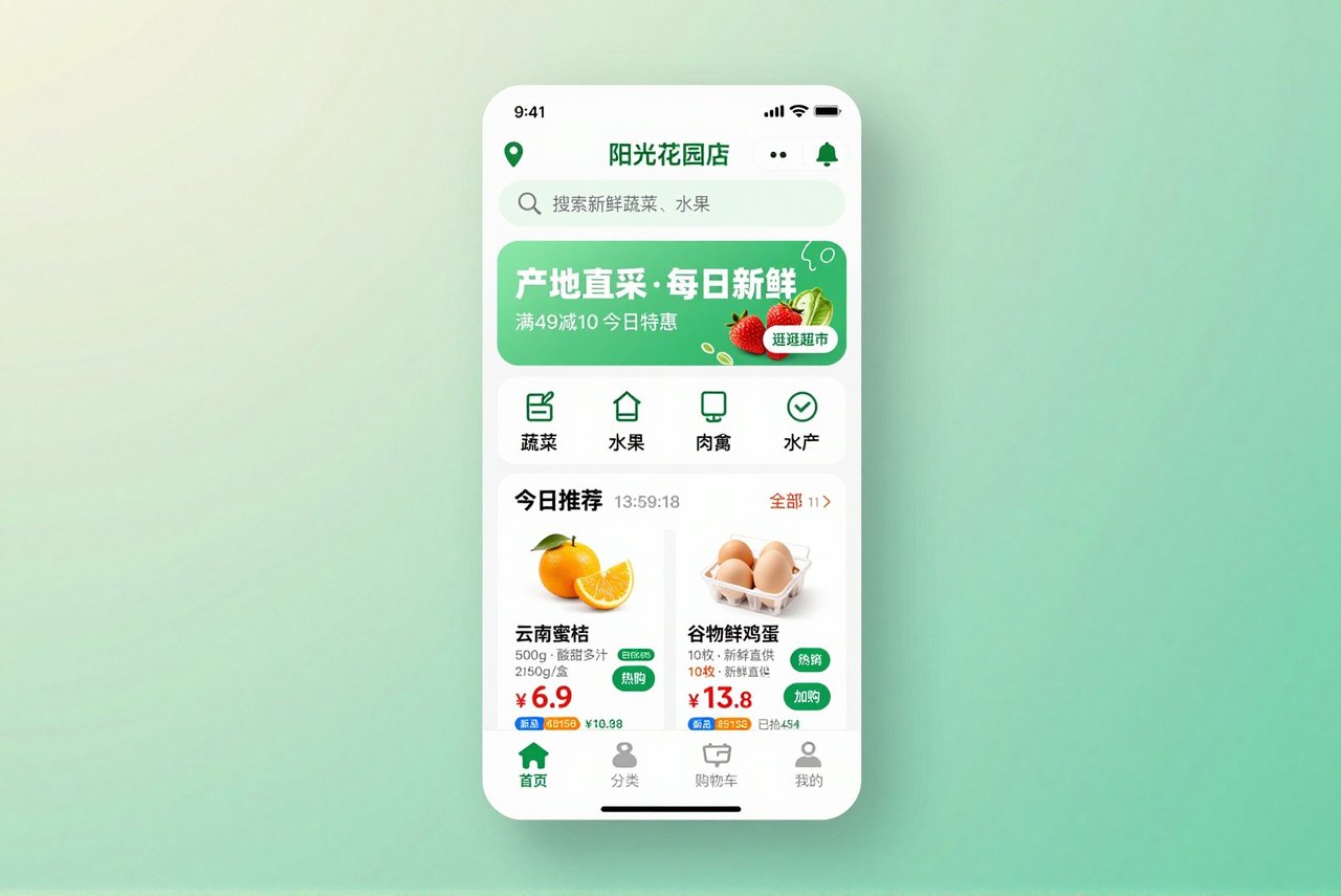 社区生鲜店小程序开发案例:从微信群接龙到门店自提