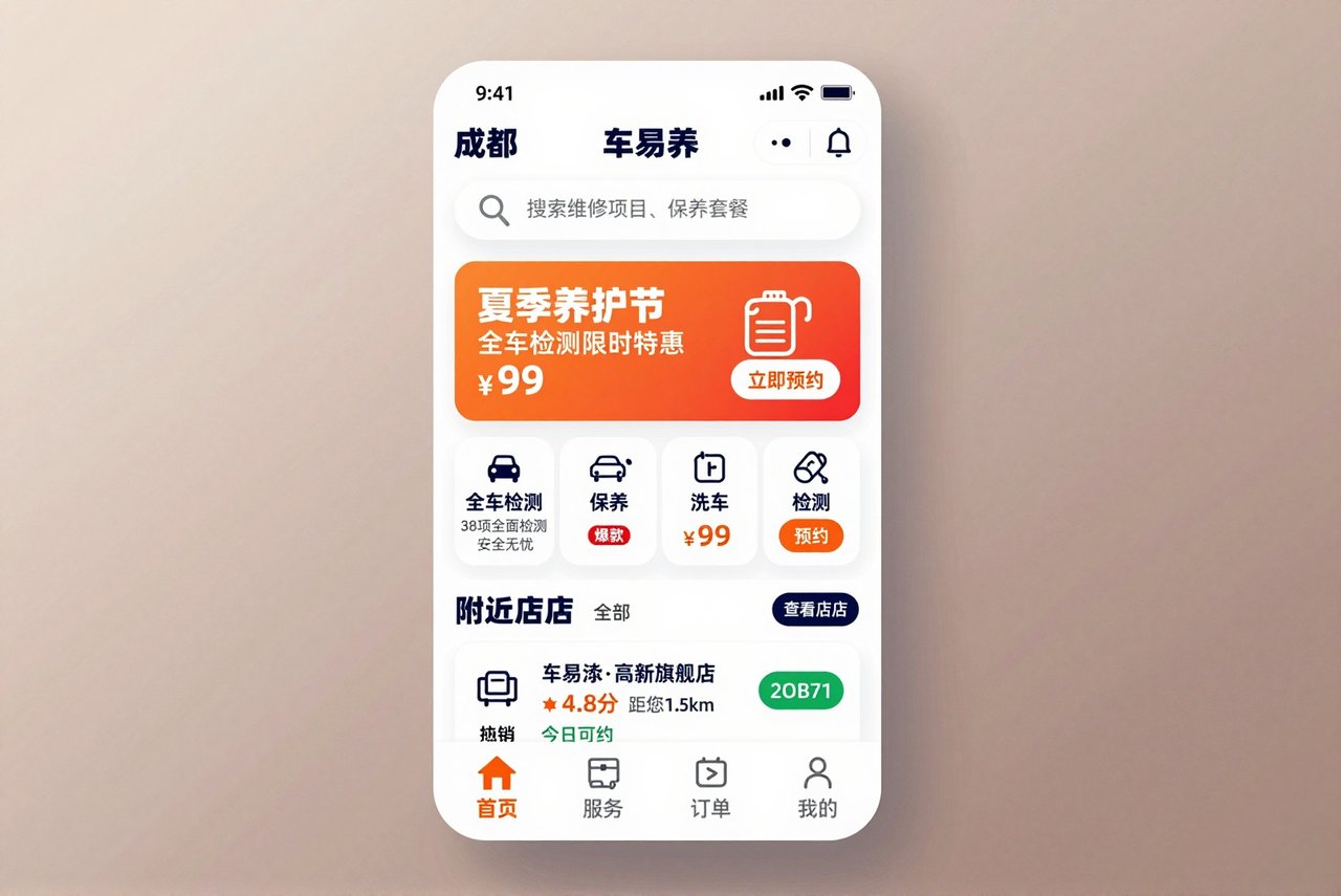 汽车维修保养门店小程序开发案例:从电话预约到进度实时可见