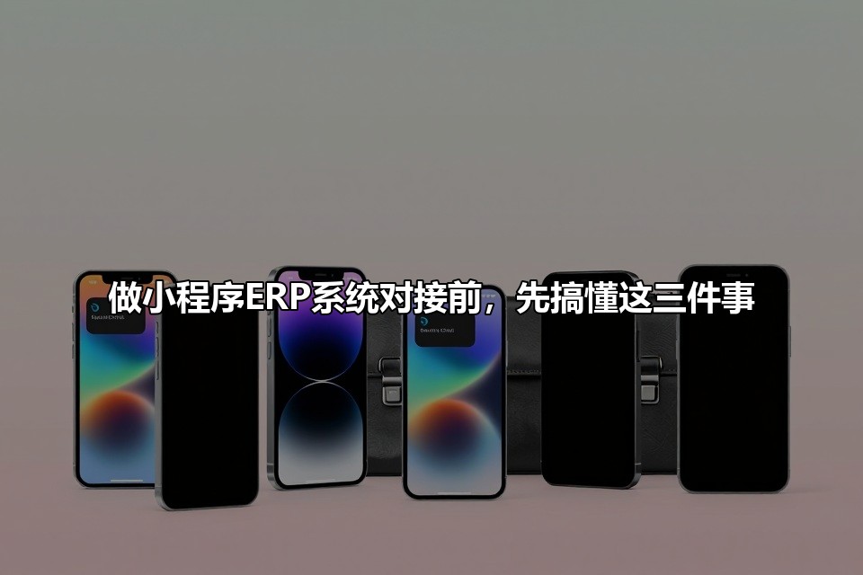做小程序ERP系统对接前，先搞懂这三件事