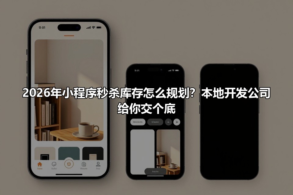 2026年小程序秒杀库存怎么规划？本地开发公司给你交个底