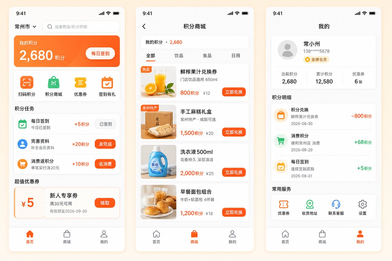 便利店会员积分小程序开发案例：从手写积分卡到扫码自动累计