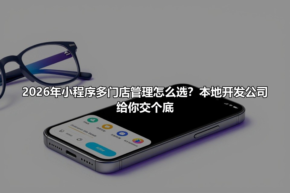 2026年小程序多门店管理怎么选？本地开发公司给你交个底