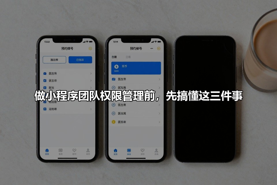 做小程序团队权限管理前，先搞懂这三件事