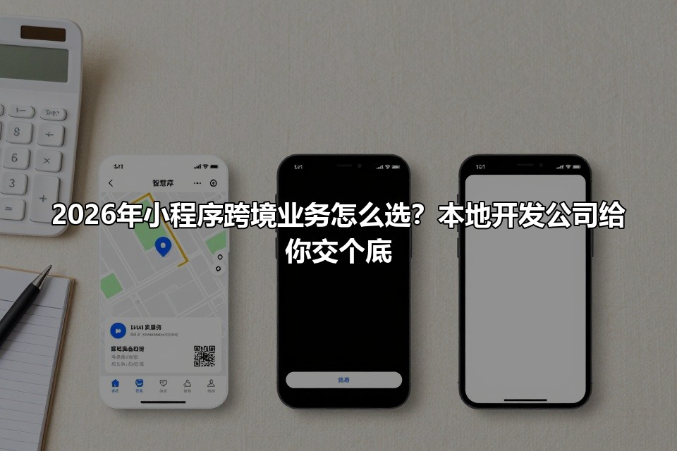 2026年小程序跨境业务怎么选?本地开发公司给你交个底