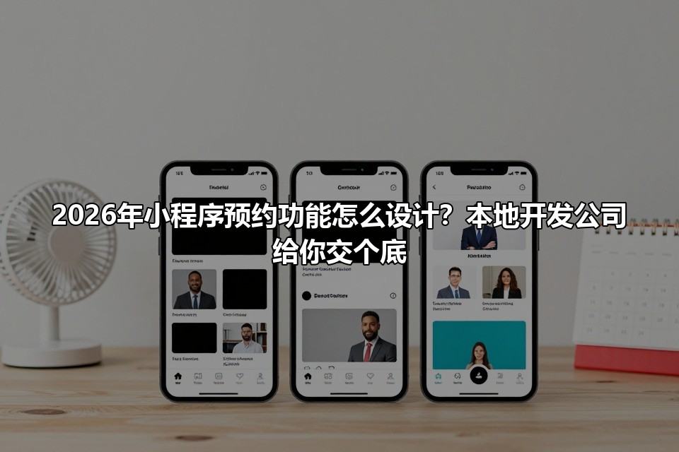2026年小程序预约功能怎么设计?本地开发公司给你交个底