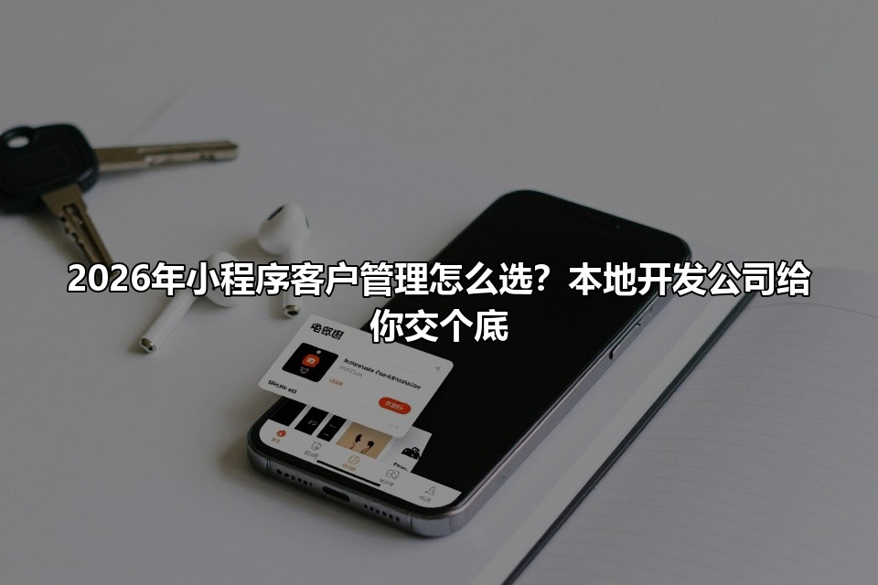 2026年小程序客户管理怎么选?本地开发公司给你交个底