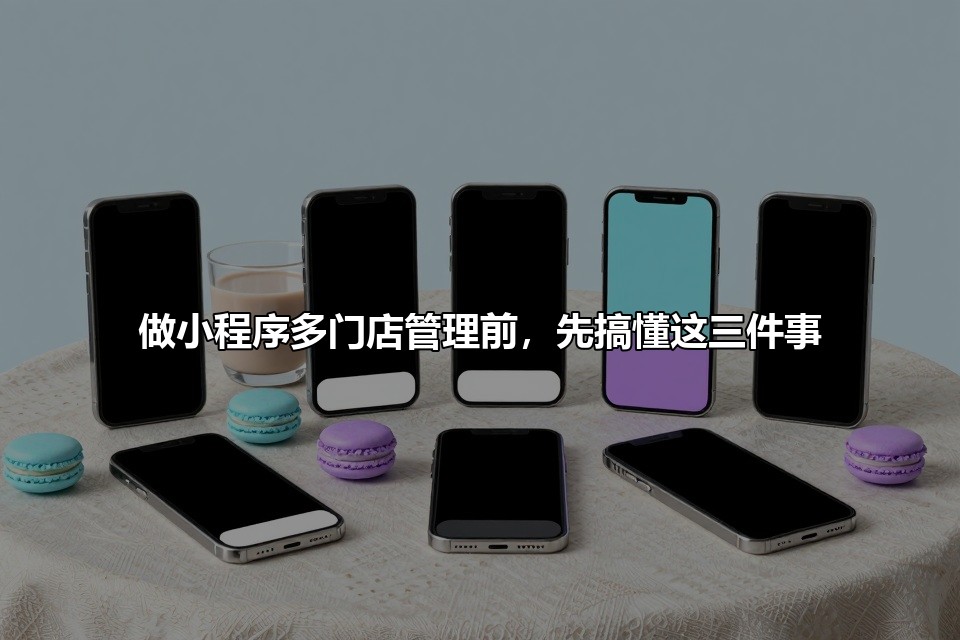 做小程序多门店管理前,先搞懂这三件事