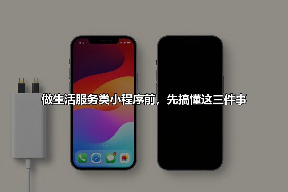 做生活服务类小程序前,先搞懂这三件事