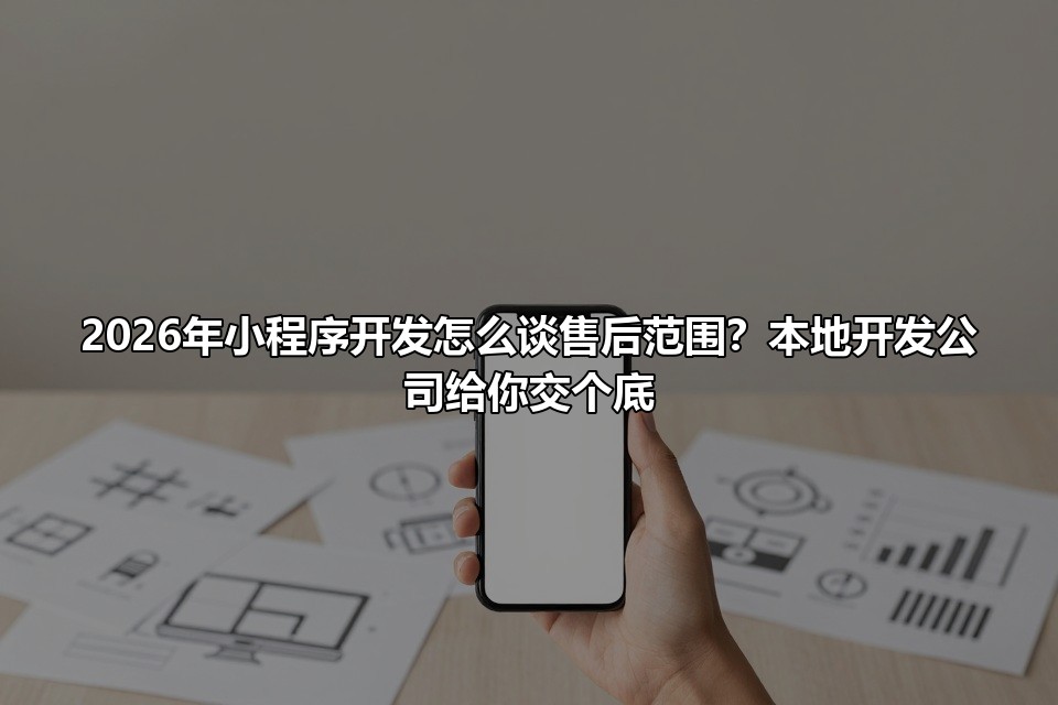 2026年小程序开发怎么谈售后范围?本地开发公司给你交个底