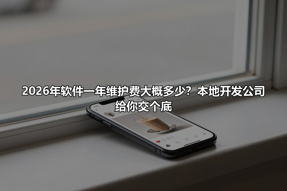 2026年软件一年维护费大概多少?本地开发公司给你交个底