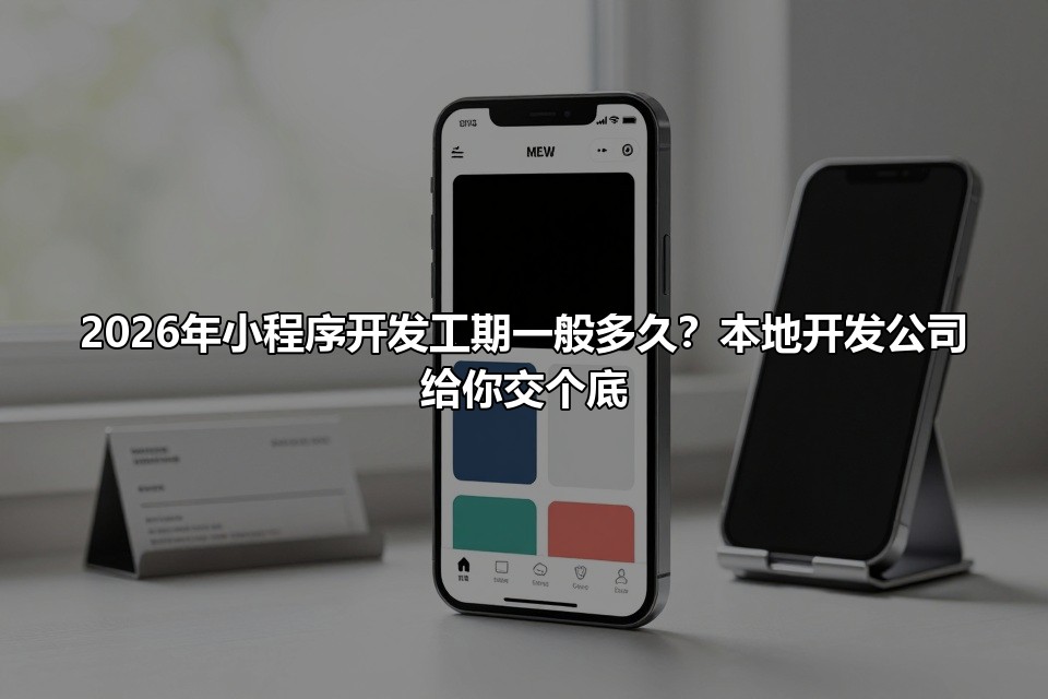 2026年小程序开发工期一般多久?本地开发公司给你交个底