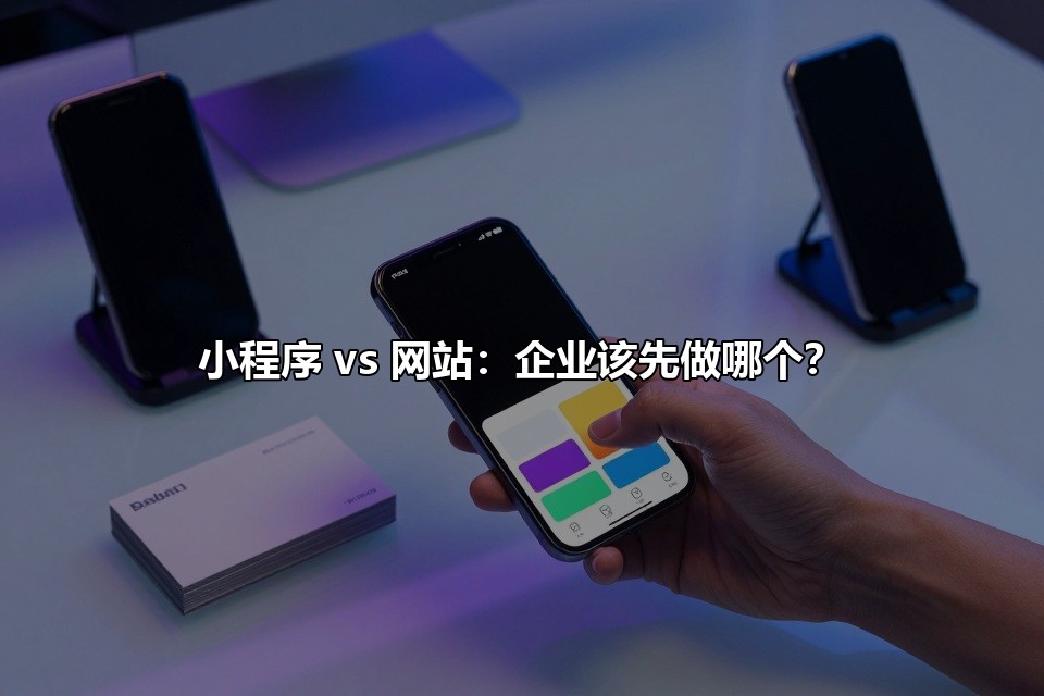 小程序 vs 网站:企业该先做哪个?