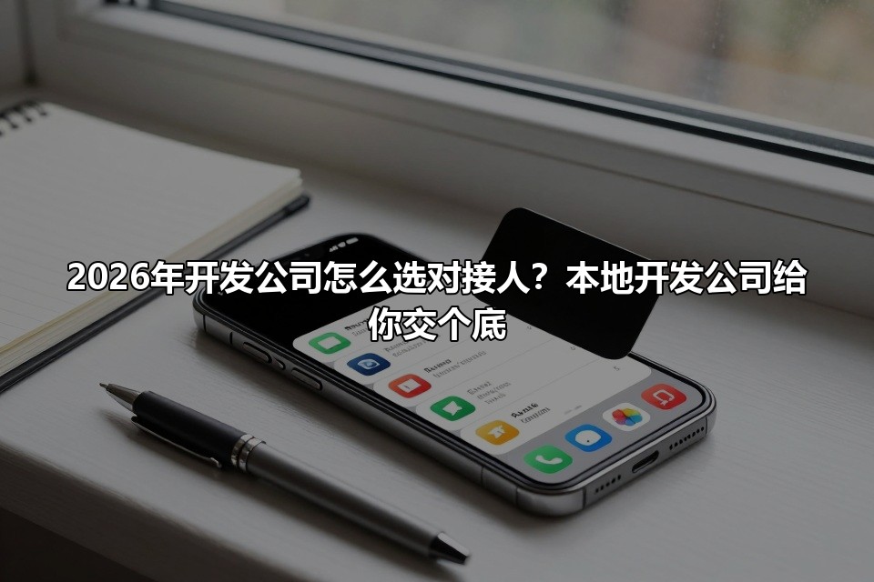 2026年开发公司怎么选对接人?本地开发公司给你交个底
