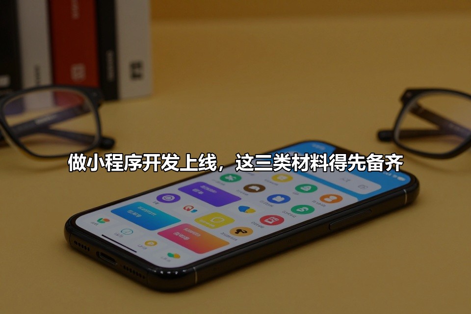 做小程序开发上线,这三类材料得先备齐