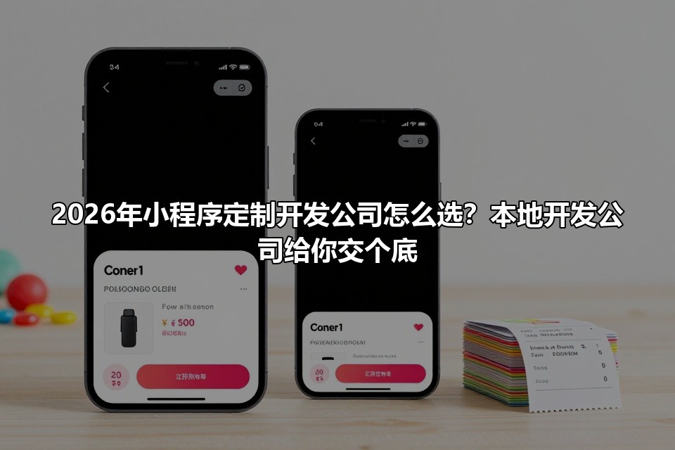 2026年小程序定制开发公司怎么选？本地开发公司给你交个底