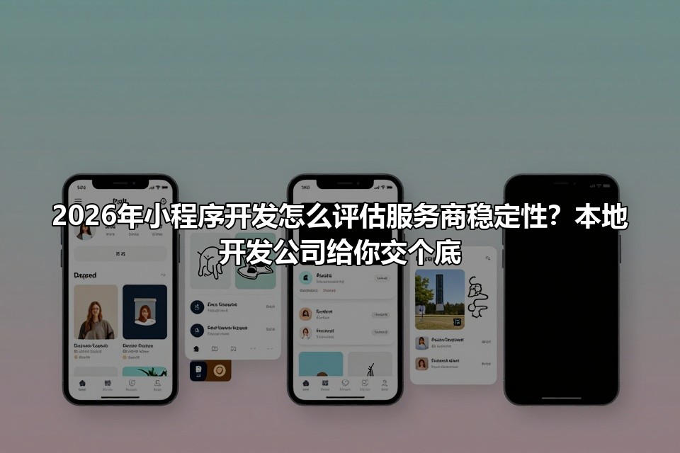 2026年小程序开发怎么评估服务商稳定性?本地开发公司给你交个底