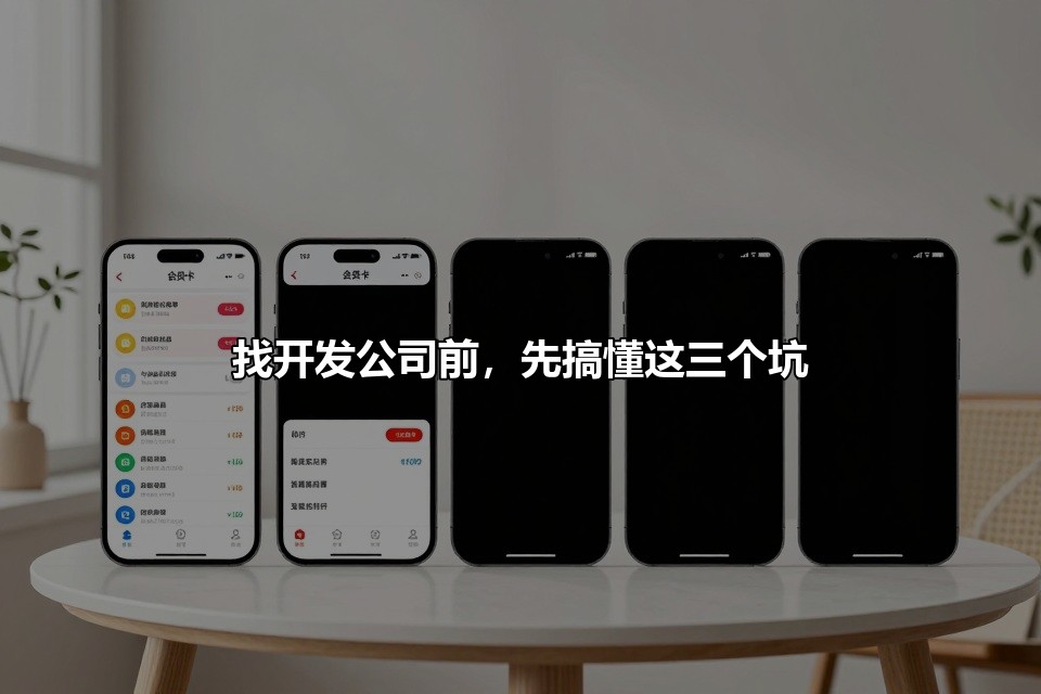 找开发公司前,先搞懂这三个坑