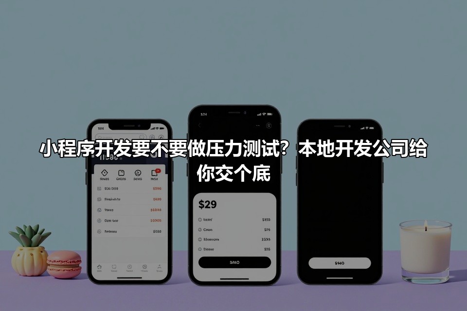 小程序开发要不要做压力测试?本地开发公司给你交个底