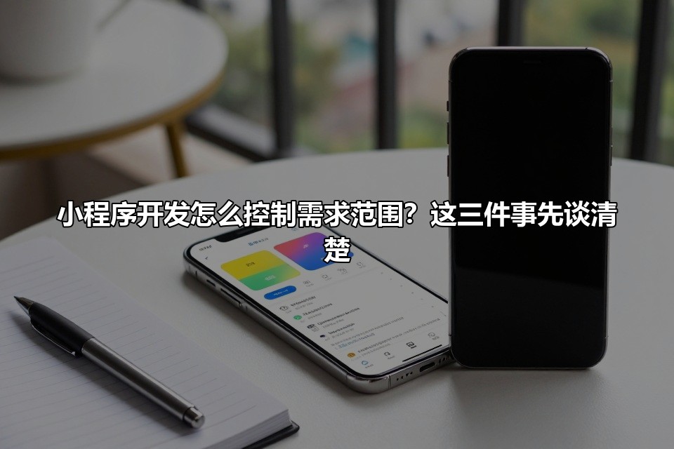 小程序开发怎么控制需求范围？这三件事先谈清楚