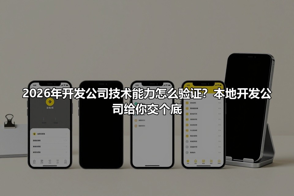 2026年开发公司技术能力怎么验证?本地开发公司给你交个底